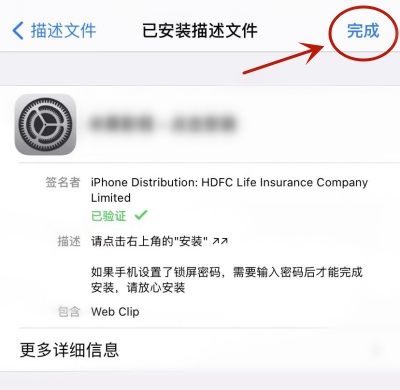 安装成功